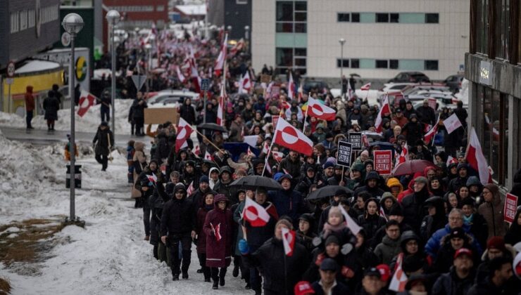 Ülkenin gördüğü en büyük protesto: Grönland satılık değil
