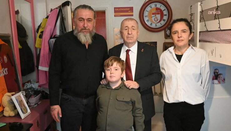 Ümit Özdağ, trafik kazası sonucu hayatını kaybeden Işıl Öykü Dinç’in ailesini ziyaret etti
