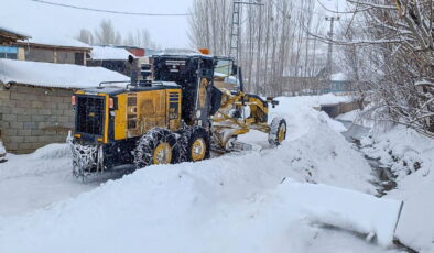 Van’da yoğun kar: 287 yerleşim yeri yolundan 89’u ulaşıma açıldı