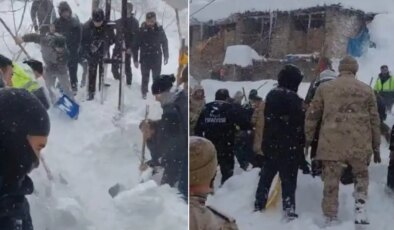 Van’ın Çatak ilçesinde 6 noktaya çığ düştü: 1 kişi hayatını kaybetti, evler tahliye edildi