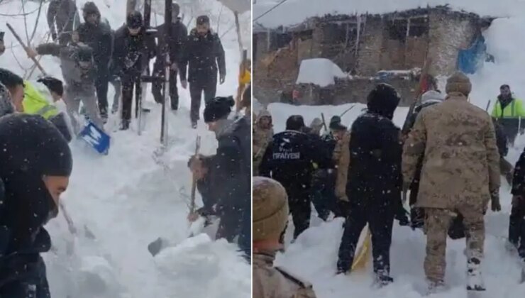 Van’ın Çatak ilçesinde 6 noktaya çığ düştü: 1 kişi hayatını kaybetti, evler tahliye edildi