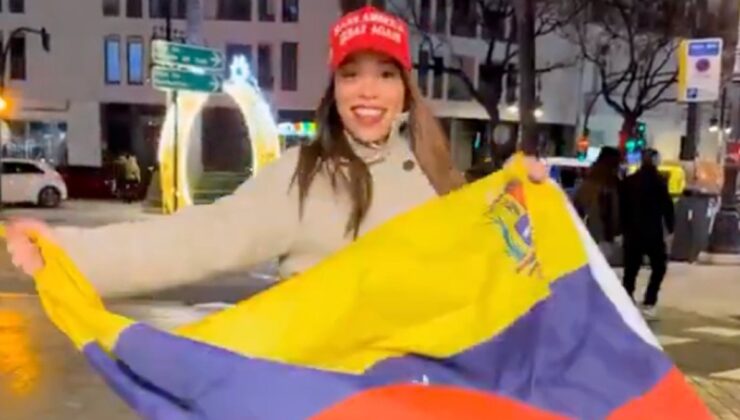 Venezuelalı vatandaştan Donald Trump’a ‘Nicolas Maduro’ desteği