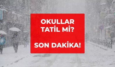 Yarın okullar tatil mi? 2 Ocak İstanbul’da yarın okullar tatil mi son dakika!