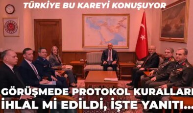 Yaşar Güler ile Tom Barrack görüştü, verilen fotoğraf gündem oldu CHP’li Namık Tan: ‘Protokolü bilmeyen Dışişleri’nden öğrensin’