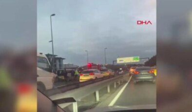 Yenibosna D-100 Karayolu’nda zincirleme kaza… Yaralılar var!