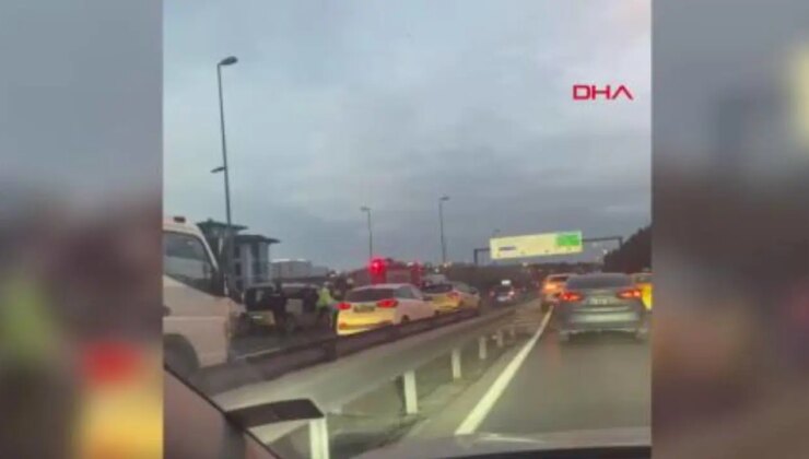 Yenibosna D-100 Karayolu’nda zincirleme kaza… Yaralılar var!