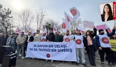 100 işçi gözaltına alınmıştı: Migros depo işçileri yeniden Özilhan’ın evinin önünde