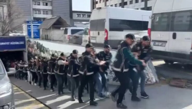 4 ilde organize suç örgütüne operasyon: Gözaltına alınanlar adliyede!