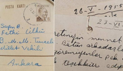 75 yıl önce Tunceli’den Ankara’ya yazılan mektuplar, 75 yıl sonra yeniden Tunceli’de