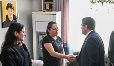Adalet Bakanı Yılmaz Tunç’tan, Atlas Çağlayan’ın ailesine ziyaret