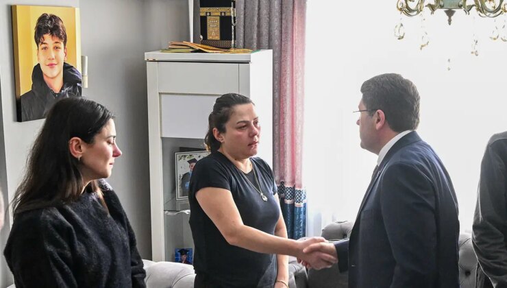 Adalet Bakanı Yılmaz Tunç’tan, Atlas Çağlayan’ın ailesine ziyaret