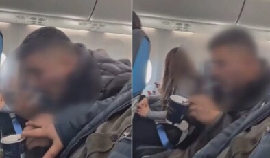 AJet uçağında sigara içti, sosyal medyadan paylaştı: Kara listeye alındı!