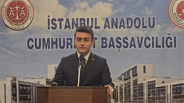Akın Gürlek’in yerine getirilen Başsavcı Fatih Dönmez, adliyedeki uğurlama töreninde konuştu