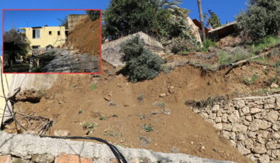 Alanya’da toprak kayması: 13 bina boşaltıldı