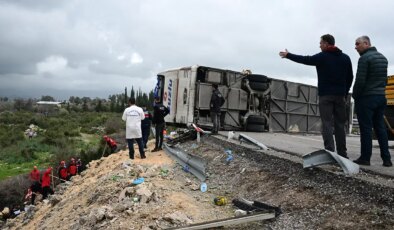 Antalya’dan bir acı haber daha geldi: Devrilen yolcu otobüsündeki ölü sayısı 10’a yükseldi