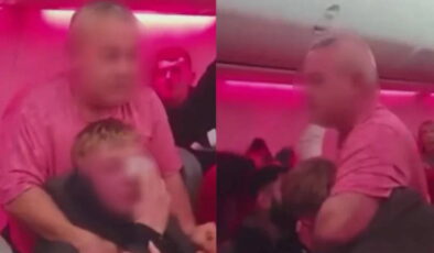 Antalya’dan kalkan uçakta yumruklu kavga… Pilot acil iniş yaptı!