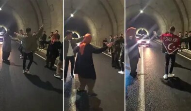 Asker eğlencesi konvoyuyla tüneli kapatanlara 45 bin lira ceza
