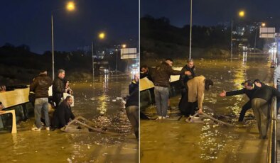 Aydın’da minibüsteki yolcular suya gömüldü: Görüntüler ortaya çıktı!