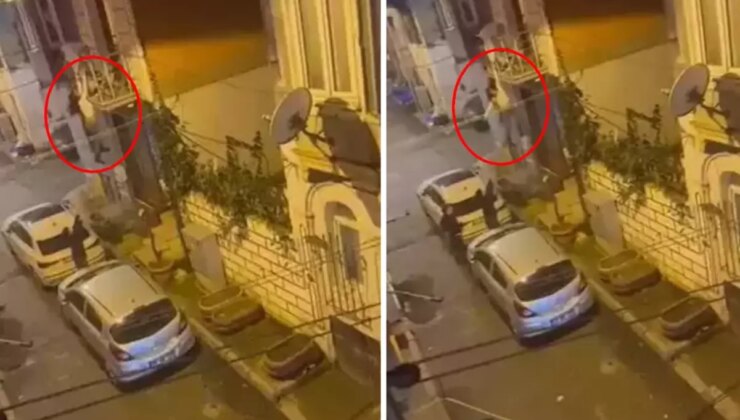 Balkondan atlamak isteyen kadını, kocası yakaladı ama sonu kötü bitti