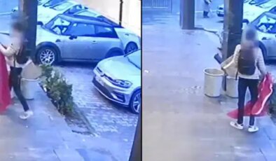 Beylikdüzü’nde Türk bayrağına saldırıya gözaltı: Koparıp yere atmış, üzerine basmıştı…