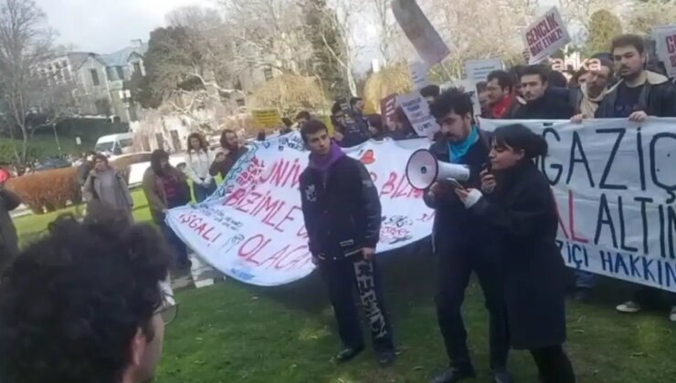Boğaziçi Üniversitesi öğrencilerinden eylem: ‘Üniversitemiz karakoldan farksız’