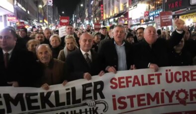 CHP’den emekliler için yürüyüş: ‘Sarayın düzenine son vereceğiz’