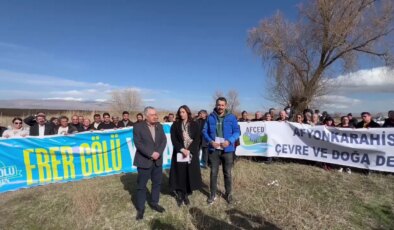 CHP’li Rızvanoğlu’ndan Eber Gölü için çağrı: “Artık söz değil, icraat istiyoruz”