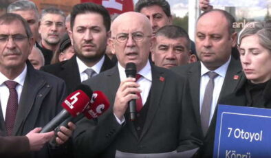 CHP’li Ümit Erkol, Akıncı Gişeleri’nden iktidara seslendi: ‘Halkın malını satarak bu krizi örtemezsiniz’