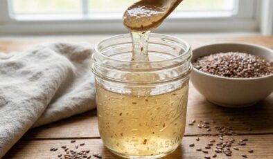 Cildi cam gibi yapan doğal jel! 15 dakika suda bekletin…