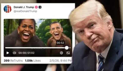 Cumhuriyetçilerden Trump’a tepki: Obamaları ‘maymun’ olarak gösteren video büyük öfke yarattı