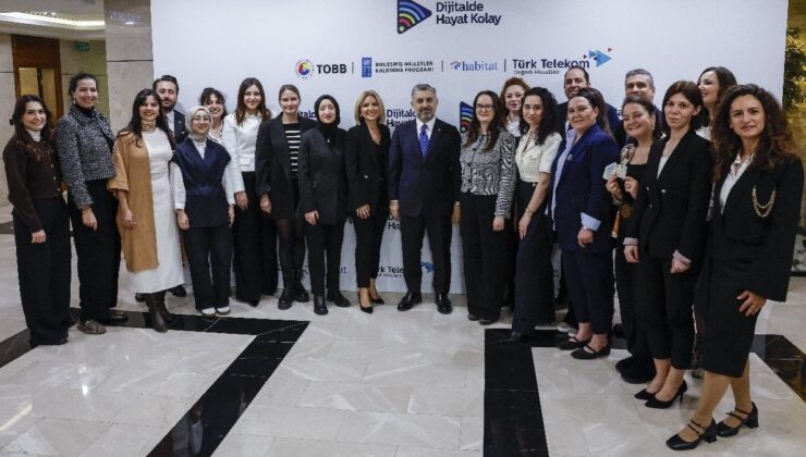 ‘Dijitalde Hayat Kolay’ projesi kapsamında 50 bin kadına ulaşıldı