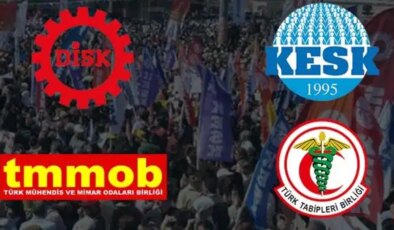 DİSK, KESK, TTB ve TMMOB’den ortak açıklama: ‘Laikliği savunmak suç değil, tarihsel bir görevdir’