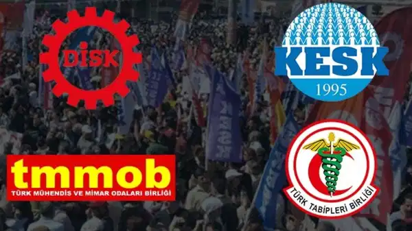 DİSK, KESK, TTB ve TMMOB’den ortak açıklama: ‘Laikliği savunmak suç değil, tarihsel bir görevdir’