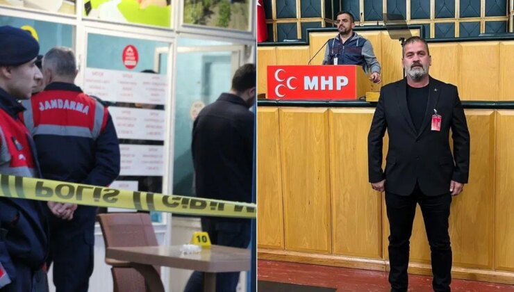 Emekli polis dehşet saçtı: Eşini ve MHP’li başkanı öldürdü