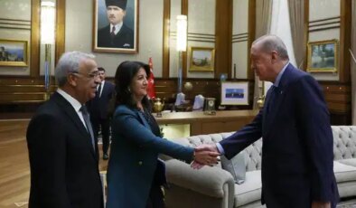 Erdoğan ile DEM Parti İmralı heyeti görüşmesi sona erdi