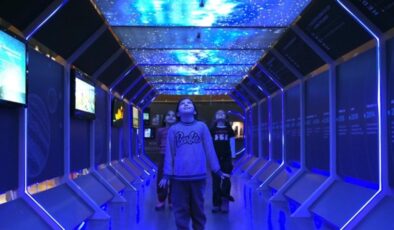 Erzurum’da çocuklar, uzayın kapılarını aralıyor