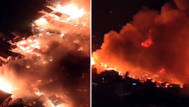 Filipinler’de çıkan yangın binden fazla evi küle çevirdi