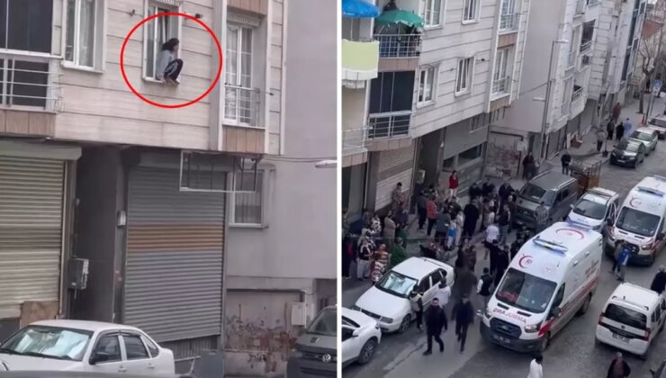 Görüntü İstanbul’dan! Kendisine yapılanlara dayanamayan genç kadın, camdan atladı