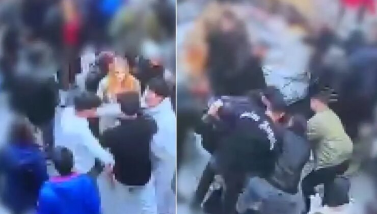 Görüntü İstanbul’un tarihi semtinden! Turisti tekme tokat dövdü