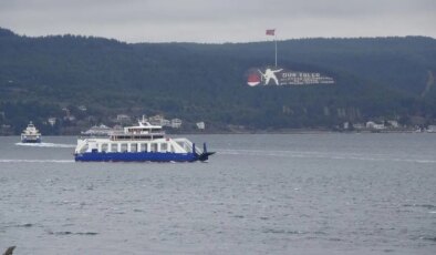 Güney Marmara’da yarınki feribot seferleri iptal edildi