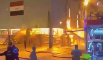 Irak’ta petrol rafinerisinde yangın: 1 ölü
