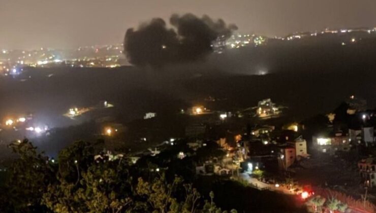 İsrail ordusundan Lübnan’a saldırı: Hizbullah altyapıları vuruldu