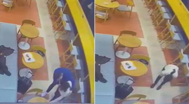 İstanbul Havalimanı’nda garsondan hayat kurtaran müdahale