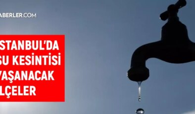 İstanbul İSKİ su kesintisi! 29-30 Ocak İstanbul’da su kesintisi ne zaman bitecek, sular ne zaman gelecek?