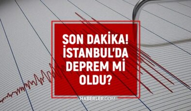 İstanbul’da deprem mi oldu? SON DAKİKA! 13 Şubat İstanbul’da az önce nerede deprem oldu?
