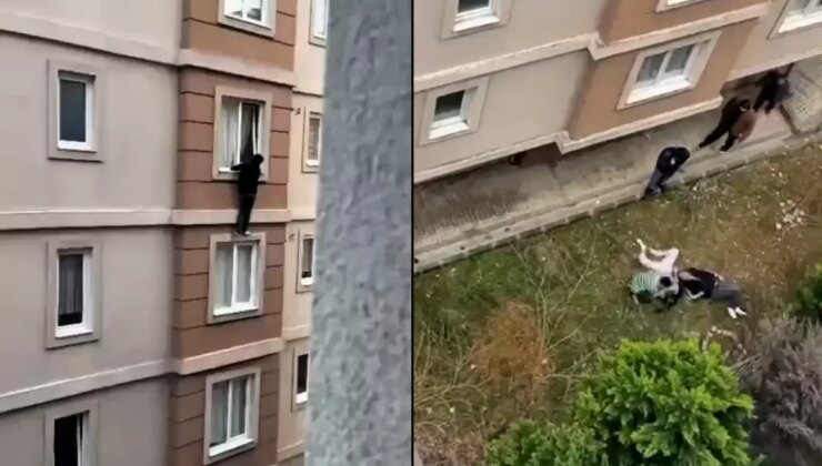 İstanbul’da korkunç olay! Ailelerinin evde bastığı gençler 4. kattan atladı