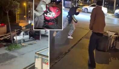 İstanbul’un bazı ilçelerinde kuvvetli rüzgar etkili oldu