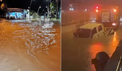 İzmir’de sağanak: Su dolu alt geçitte mahsur kalan sürücü hayatını kaybetti
