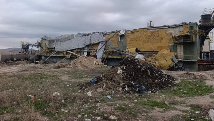 Katı atık tesisinde patlama: 2 kişi yaralandı