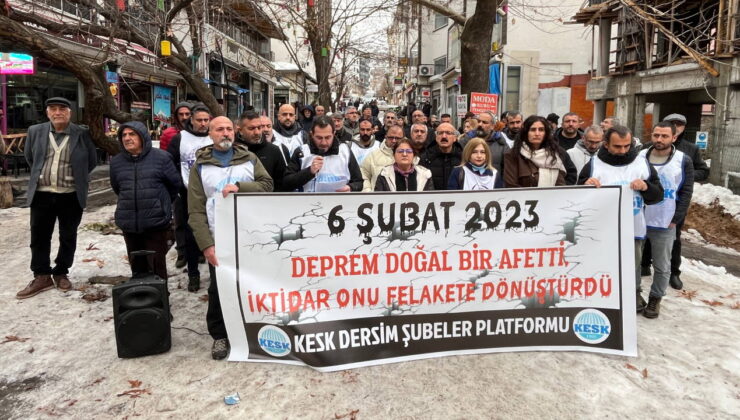 KESK’ten ‘6 Şubat’ eylemi: ‘Yaşanan yıkım, siyasi tercihlerin ve bilinçli politikaların doğrudan sonucu’